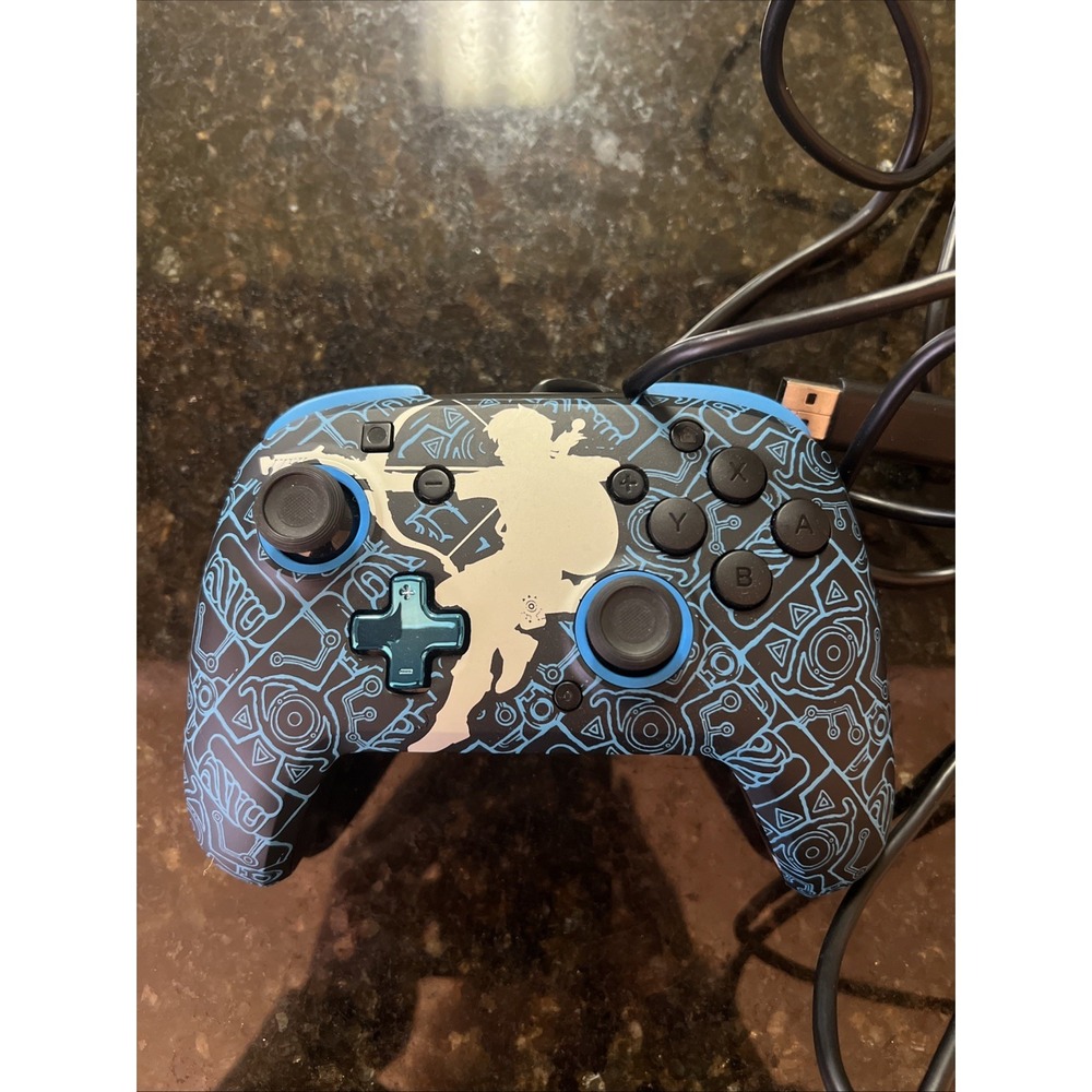 Nintendo Switch Zelda REMATCH Glow Wired  Controller Sheikah‎ Shoot PDP